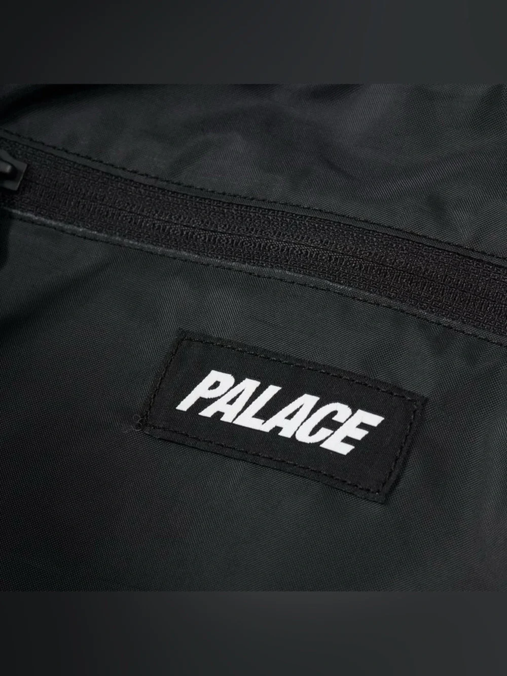 Palace Cordura RS Shoulder Bag Black Graphite Men's SS24 Logo Travel Gym Work